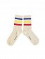Piupiuchick,socks | ecru w/ multicolor stripes